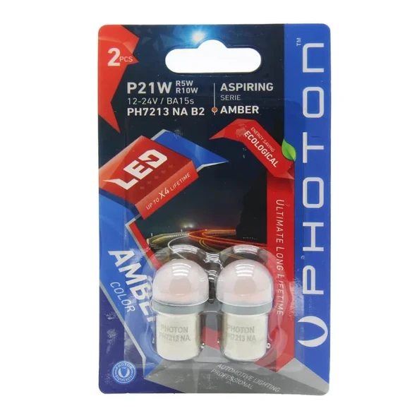 P21W/R5W/R10W Turuncu Led PH7213 NA B2 ürün görseli 1