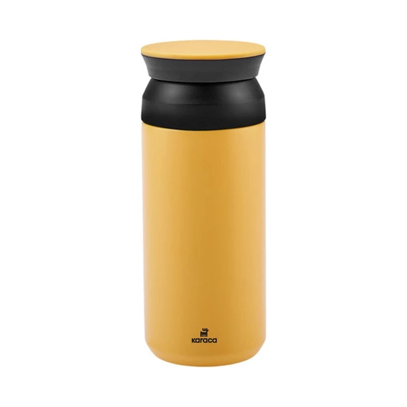 Karaca Rainbow Yellow Paslanmaz Çelik Termos 350 ml SARI - Resim 5