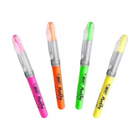 Bic Fosforlu 4 Lü Set - Resim 2