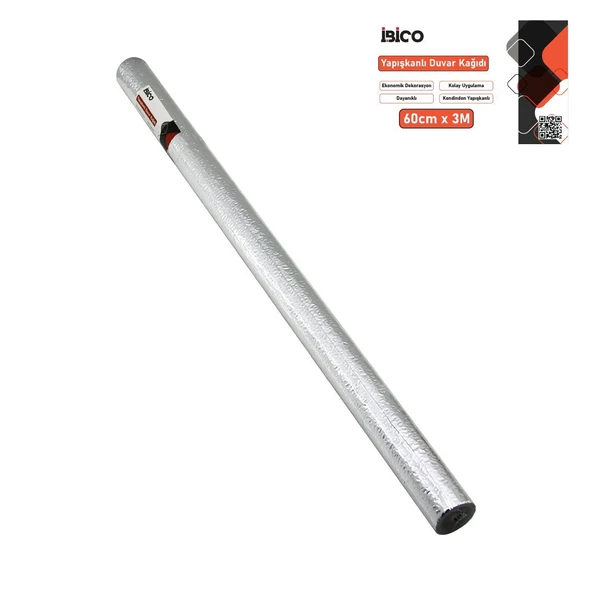 3MT X 60CM ALÜMİNYUM GÜMÜŞ TEZGAH ÜSTÜ FOLYO STİCKER - DUVAR KAĞIT KENDİNDEN YAPIŞKANLI - EKO DEKORASYON - DAYANIKLI GO-53-vice ürün görseli 1
