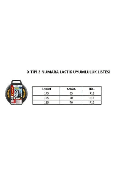 Kar Zinciri X Tipi 3 Numara - Resim 4