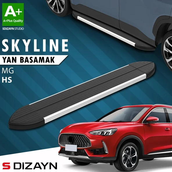 S-Dizayn MG HS Skyline Aluminyum Yan Basamak 183 Cm 2021-2024 A+ Kalite ürün görseli 1