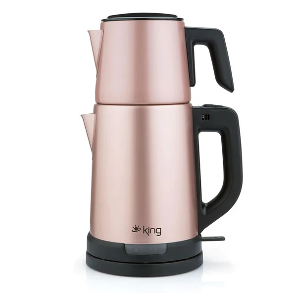 King KCM331 TeaPro Inox Çay Makinesi Rose ürün görseli 1