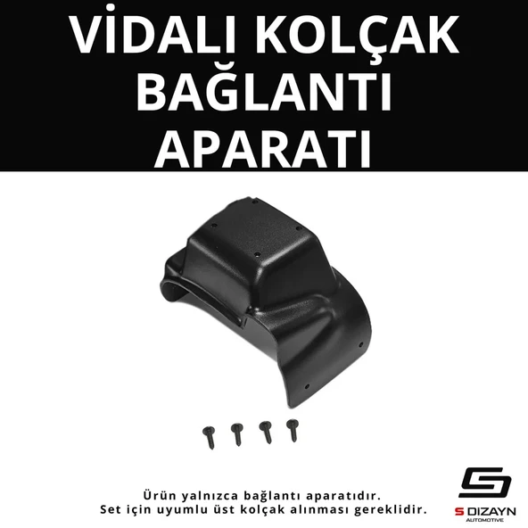 S-Dizayn Nissan Juke ABS Vidalı Kol Dayama Kolçak Alt Adaptör 2010 Üzeri A+Kalite ürün görseli 1