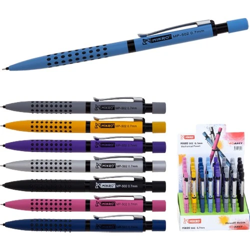 Mikro Versatil Kalem (Mekanik Kurşun Kalem) 0.7 Mm 502 (40 Lı Paket) ürün görseli 1