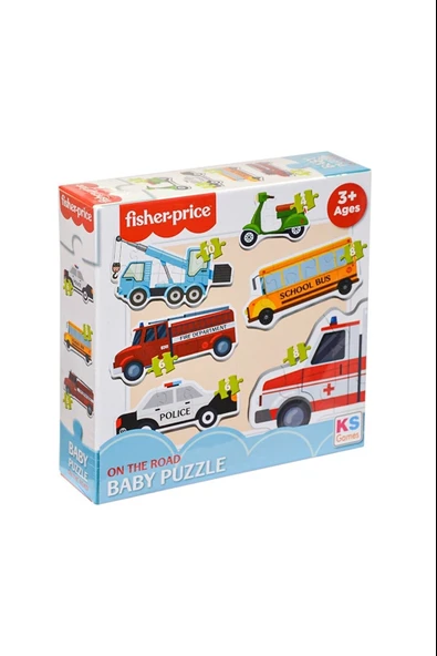 Ks Games Fisher Price Baby Puzzle On The Road 13414 ürün görseli 1