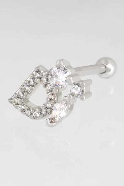 Sortie Aksesuar D Figürlü Zirkon Taşlı Tragus Küpe Piercing 011 ürün görseli 1