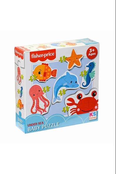 Ks Games Fisher Price Baby Puzzle Under Sea 6 İn 1 13412 ürün görseli 1