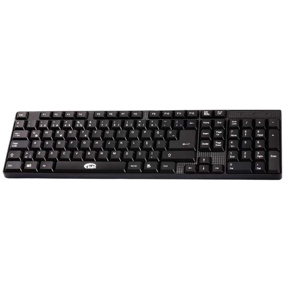 Q Usb Siyah Türkçe Kablolu Standart Klavye Ek-020 ürün görseli 1