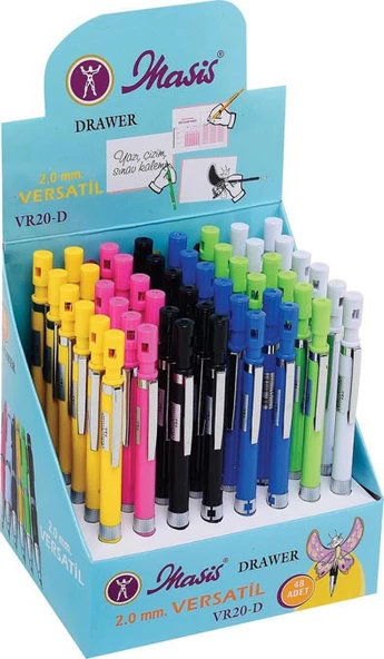 Masis Vr20-D Versatil Kalem 2.00 Mm Drawer (48 Lik Paket) ürün görseli 1