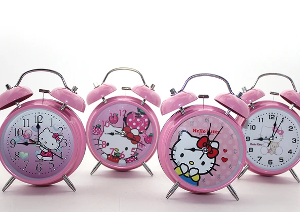 Kuromi, Hello Kitty, Mickey Mouse Masa Üstü Çalar Saat - Resim 3