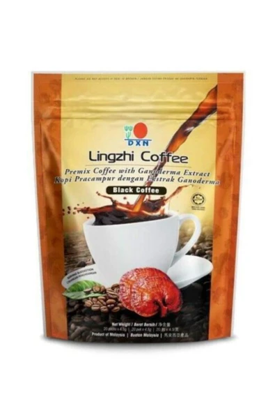 GANO SADE SİYAH KAHVE LİNGZHİ BLACK COFFEE GANODERMALI ürün görseli 1