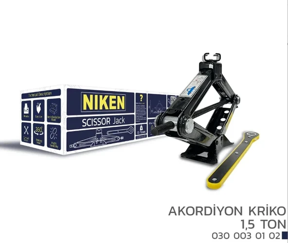 Niken Akordiyon Kriko 1.5 T ürün görseli 1