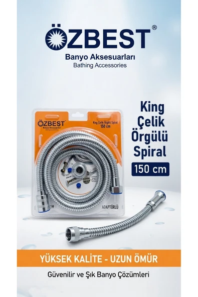 ÖZBEST KİNG ÇELİK ÖRGÜLÜ SPİRAL ürün görseli 1