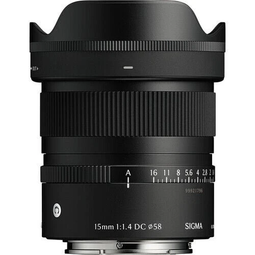 Sigma 15mm f/1.4 DC Contemporary Lens (Sony E) ürün görseli 1