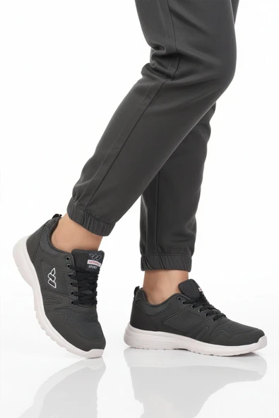 Walkway Lacivert Fileli Hafif Bağcıklı Esnek Unisex Spor Ayakkabı 020 G ürün görseli 1