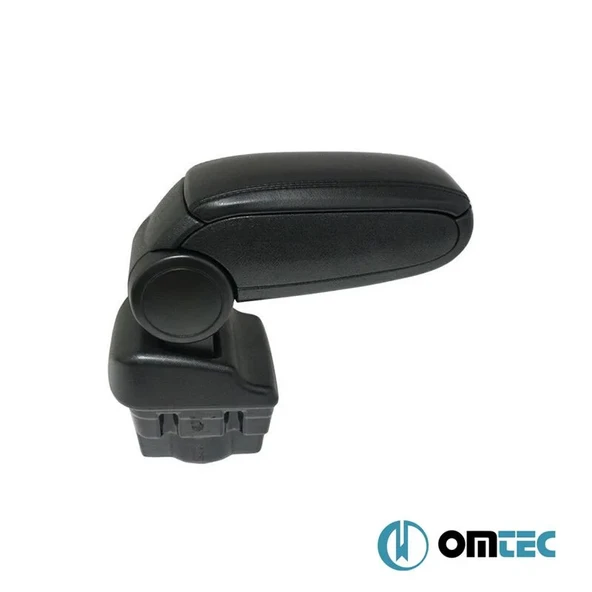 Seat Leon 2005-2012 Kol Dayama V1 (Suni Deri+ABS) Siyah ürün görseli 1