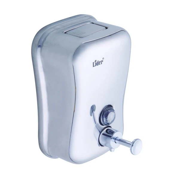 LİDER METAL SIVI SABUNLUK 800 ML Krom Paslanmaz ürün görseli 1