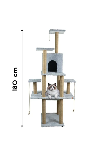 PUGALO Kedi Tırmalama Evi Catnipli Kedi Tırmalama Kulesi Ve Oyun Platformu ürün görseli 1