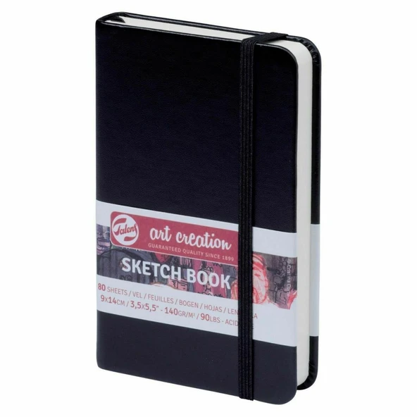 Art creation Sketch Book Eskiz Bloğu 9x14 140gr 80 Yaprak SİYAH ürün görseli 1