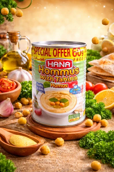 HANA HUMUS (NOHUT EZMESİ) - HOMMUS 400 GR ürün görseli 1
