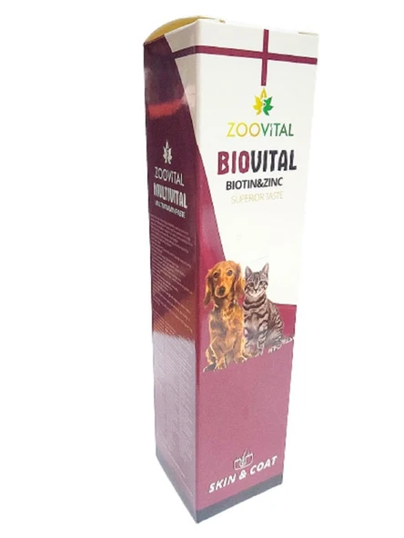 Zoovital Biovital Kedi ve Köpek Tüy Sağlığı  Macunu 100 gr ürün görseli 1