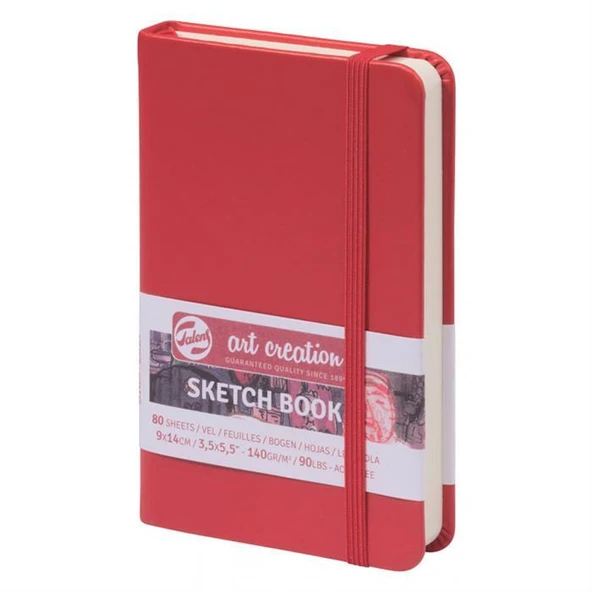 Art creation Sketch Book Eskiz Bloğu 9x14 140gr 80 Yaprak KIRMIZI ürün görseli 1