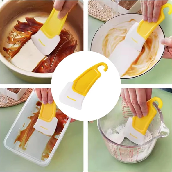 Silikon Uçlu Bulaşık Temizleme Kazıyıcı Spatula ürün görseli 1