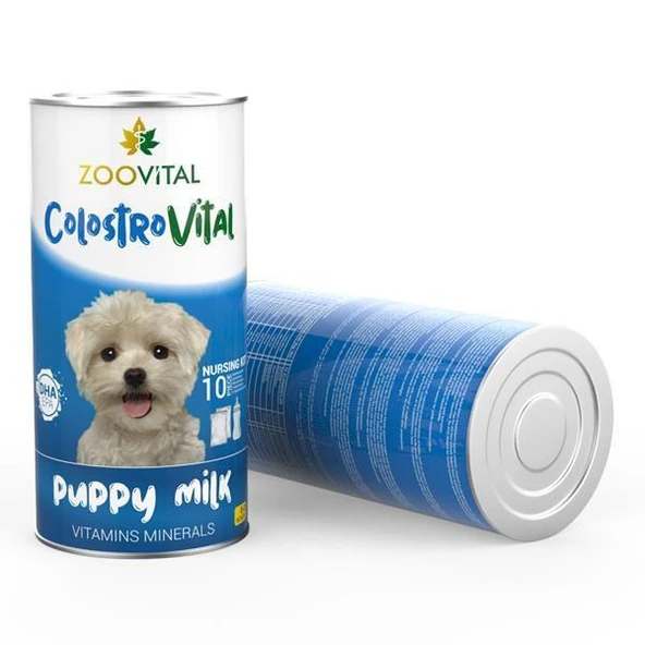 Zoovital Colostrovital Yavru Köpek Süt Tozu Ek Besin Takviyesi 200 gr ürün görseli 1