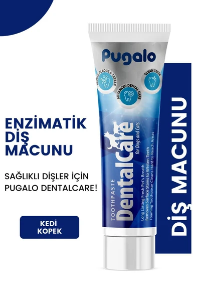 PUGALO Kediler Ve Köpekler Için Tartar Önleyici Enzymatic Dişmacunu 100 ml ürün görseli 1