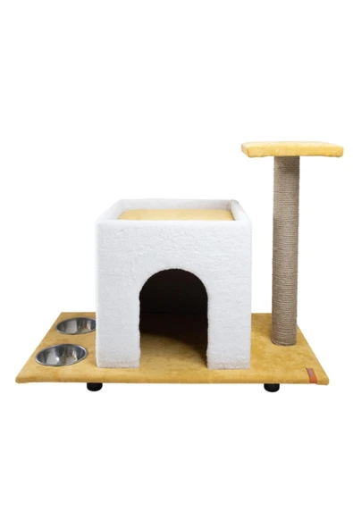 PUGALO Yataklı Kedi Evi Yataklı Büyük Kedi Evi ürün görseli 1