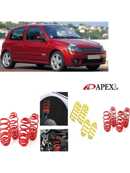 renault clio 2 apexi 4.cm spor helezon yay ürün görseli 1