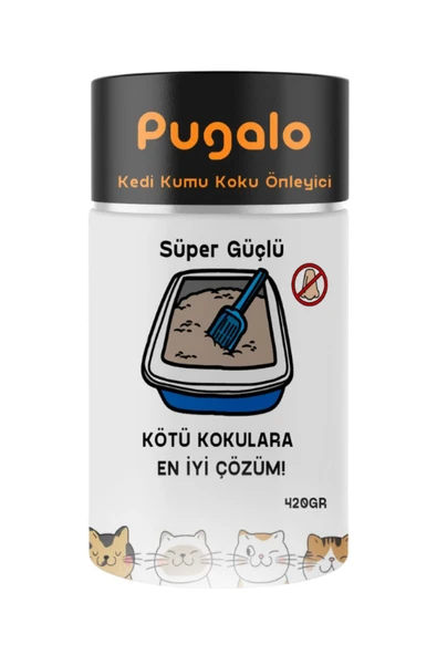 PUGALO Kedi Kumu Koku Giderici 420 Gr Aktif Karbon Koku Giderici ürün görseli 1