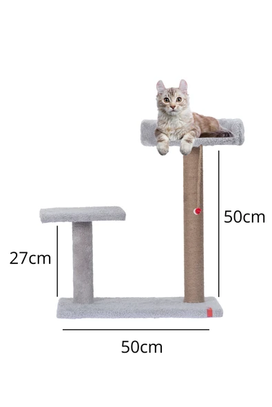 PUGALO Hoppala Kedi Tırmalaması Gri Sünger Kenar ürün görseli 1
