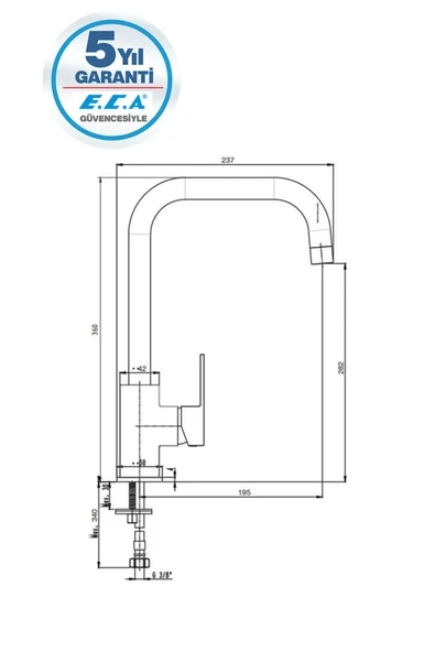 AR Melia 102118147 Mutfak Bataryası - Resim 2