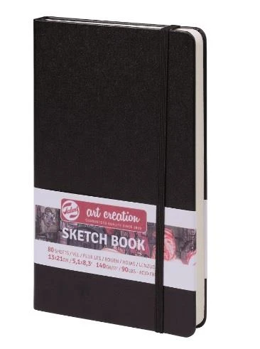 Art creation Sketch Book Eskiz Bloğu 13x21 140gr 80 Yaprak SİYAH ürün görseli 1
