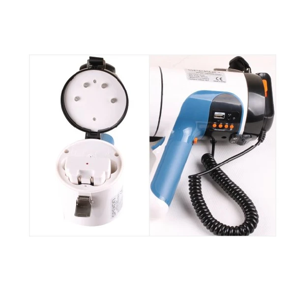 Spekon MEGA-50 50 Watt Bluetooth'lu Megafon - Resim 2