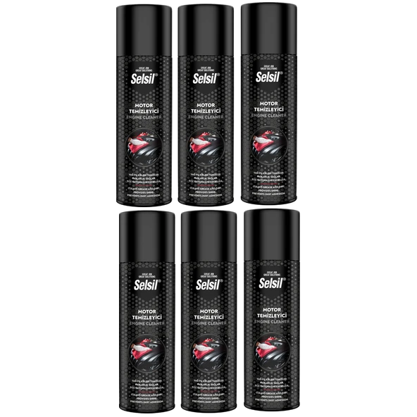 SELSİL MOTOR TEMİZLEME 500 ML 6 ADET ürün görseli 1