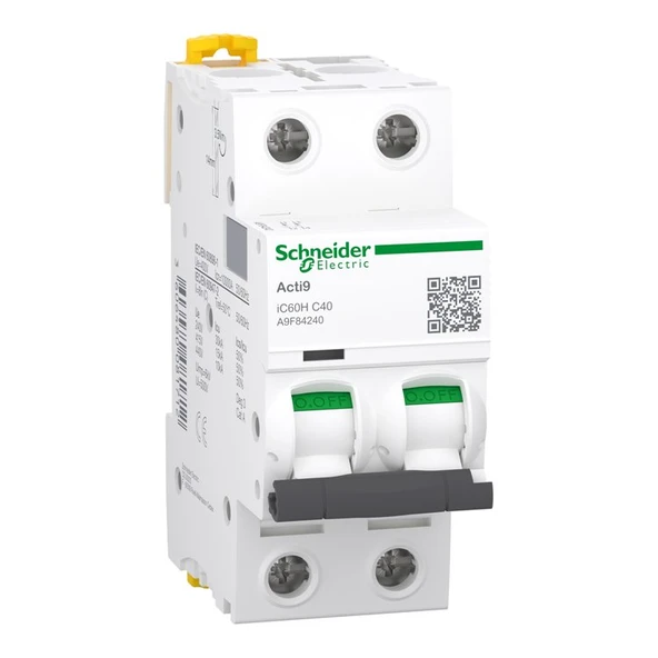 Schneider 2X40 Amper 10 Ka Otomatik Sigorta A9f84240 ürün görseli 1
