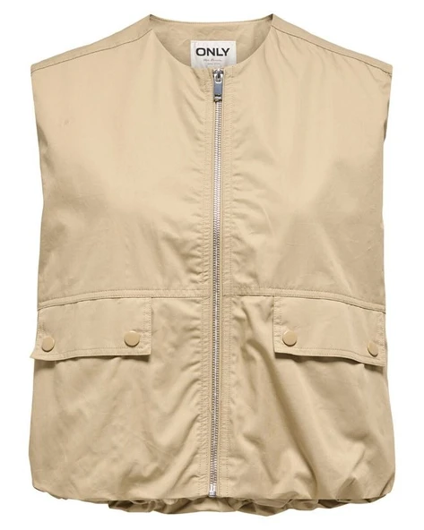 Only   ONLFAYE S/L WAISTCOAT CC PNT Kadın Kahverengi Yelek - 15364074 ürün görseli 1