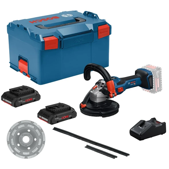 Bosch GBR 18V-15 S 125 mm 2x4.0Ah Procore Çift Akülü Taşlama ürün görseli 1