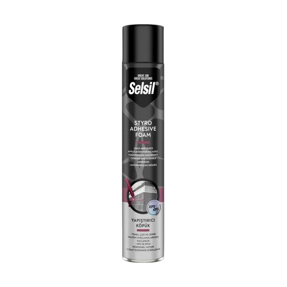 Selsil Mantolama Yapıştırıcı Köpük 850 gr ürün görseli 1