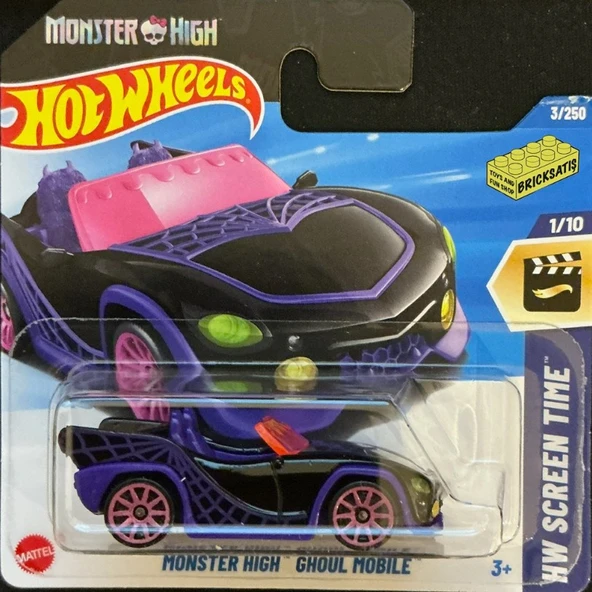 Hot Wheels Tekli Arabalar Monster High Ghoul Mobile HYX62 (Screen Time) ürün görseli 1