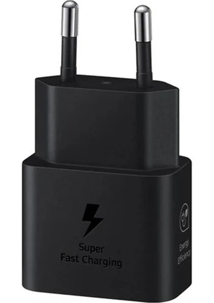 Samsung S26 Type C Siyah Hızlı Şarj Adaptörü EP-T2510 ürün görseli 1