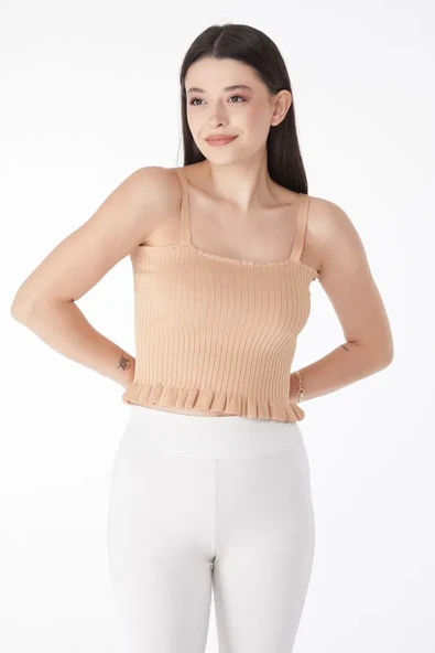 Yazlık triko crop ürün görseli 1