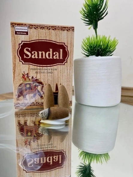 Darshan Sandal Geri Akış Tütsüsü 10 Adet ürün görseli 1