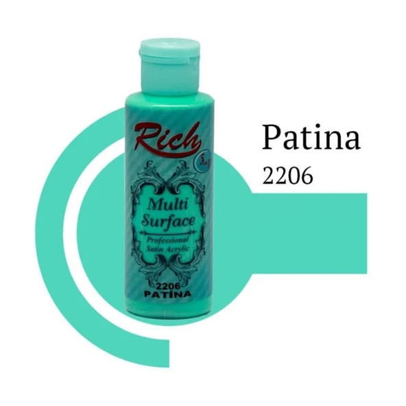 Rich Multi Surface 2206 Patina Akrilik Boya 120 cc ürün görseli 1