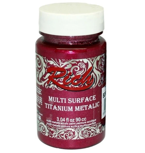 Rich Multi Surface Titanium 2548 Bordo Metalik 90 cc ürün görseli 1