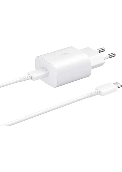 Samsung Galaxy M16 M17 M26 M27 M36 M37 M56 M57 5g Type-C 25W Hızlı Sarj Adaptörü+ Type C Kablo ürün görseli 1