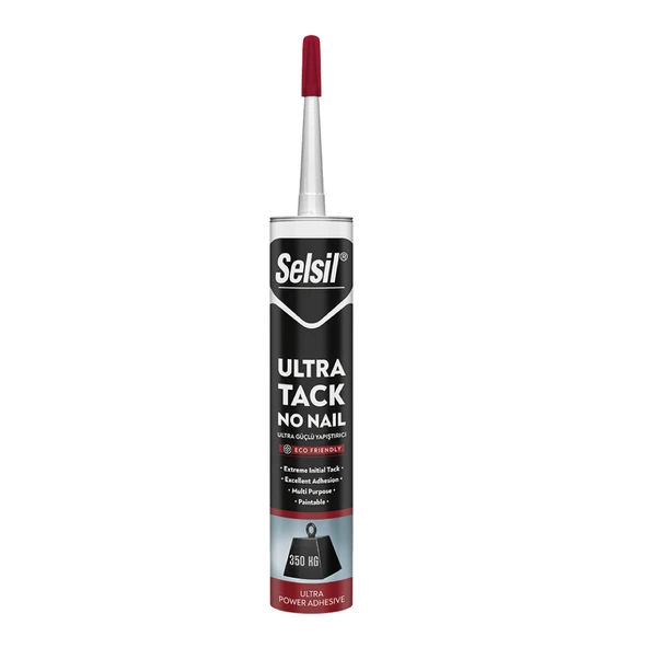 Ultra Tack Hibrit Güçlü Montaj Yapıştırıcı - Kokusuz, UV ve Hava Koşullarına Dayanıklı, 290 ml ürün görseli 1